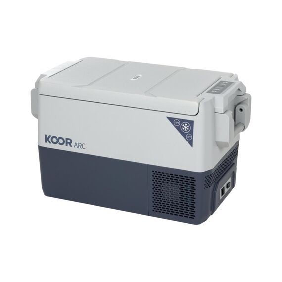 KOOR, Kompressor-Kühlbox ARC2 30 L blau-grau, 30 Liter mit neuem Griff
