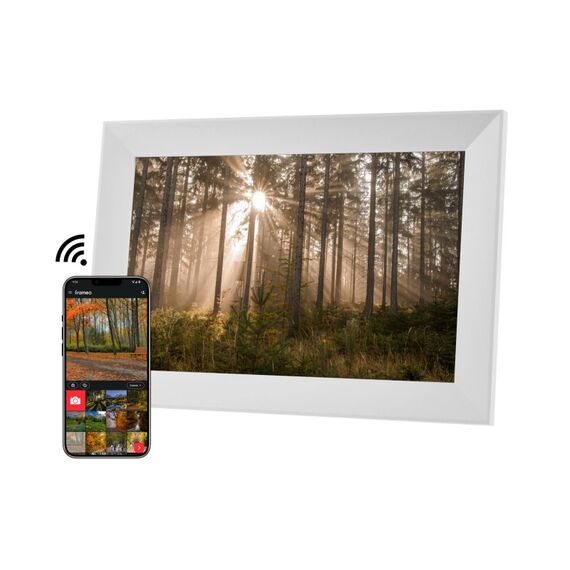 COCON Digitaler Bilderrahmen 10.1 weiss 32GB, 800*1280IPS, 2.4GHzWifi, FRAMEO APP