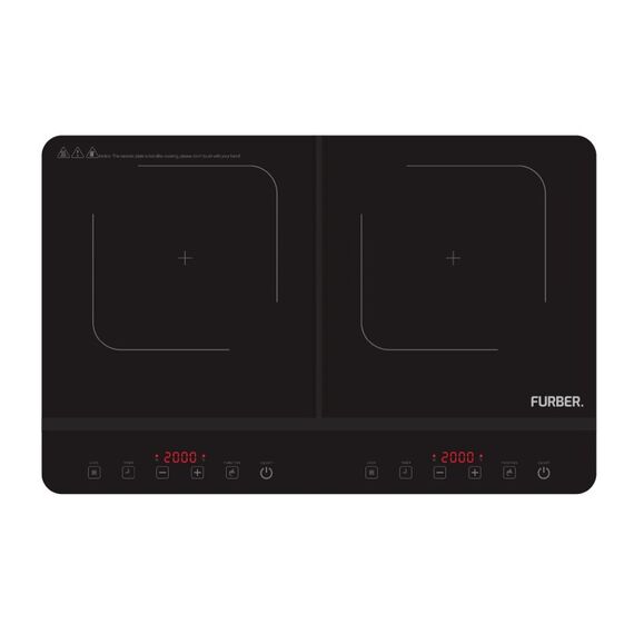 Furber. FURBER Doppel-Induktionskochplatte 240V, 2300W, Kindersicherung