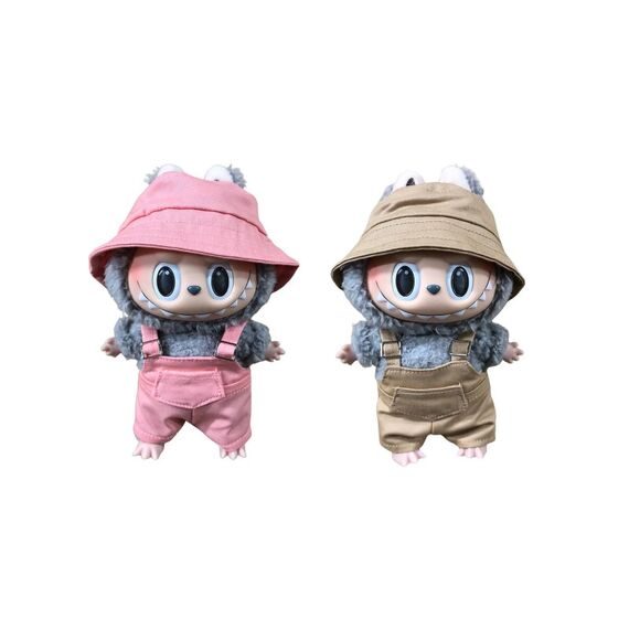 Nize WL Labubu Accessoire Set Fisherman Pink + Beige