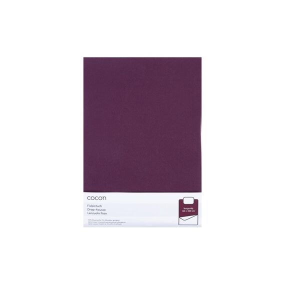 COCON Fixleintuch Burgund 140/160x200 cm