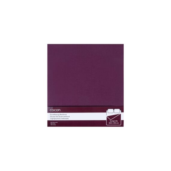 COCON Duvetbezug Renforcé 200x210 cm, burgund