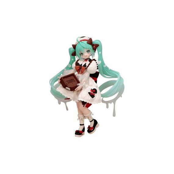 FuRyuu Figur Hatsune Miku x Tirol Choco Trio-Try-iT Milk Ver. 18 cm