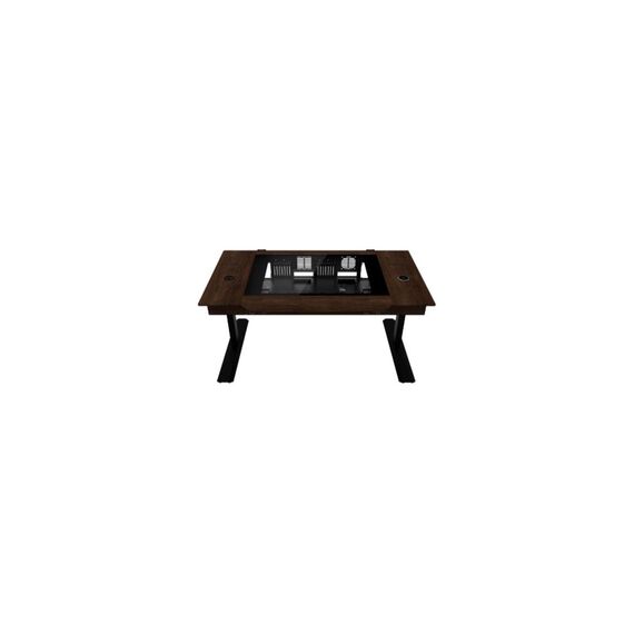 Lian Li Tischgehäuse DK07 Wood Unterstütbis zu 2 x E-ATX, höhenverstellbar
