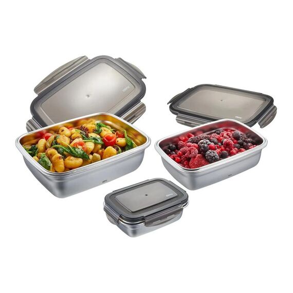 GEFU Frischhaltedosen-Set PREPPO 3-teilig