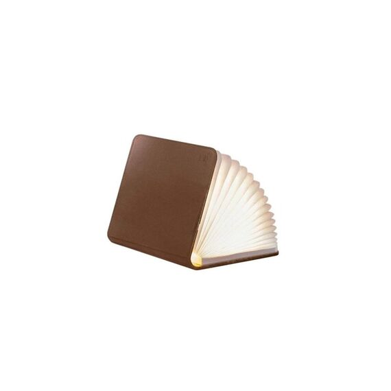 GINGKO Stimmungslicht Smart Book Leder braun, warmes Licht
