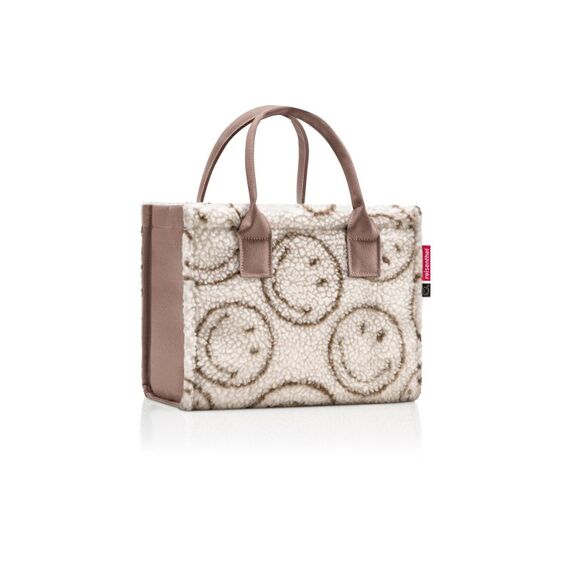 Reisenthel daily shopper XS smiley teddy chocolate