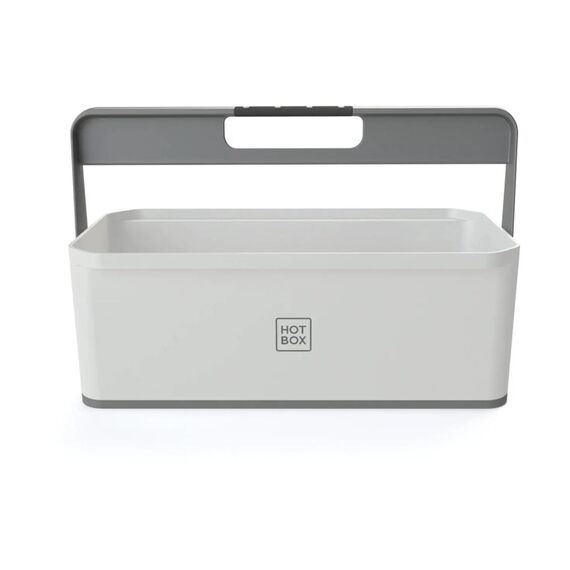 Hotbox 4 Mini Schreibtisch Organzizer weiss, 2 in 1 mit Softgrip