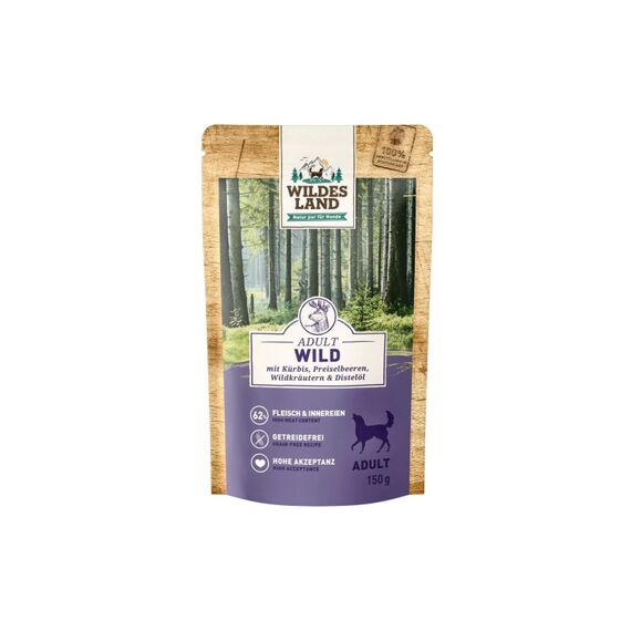 Wildes Land Wildesland Dog Adult Wild & Kürbis 8x150g