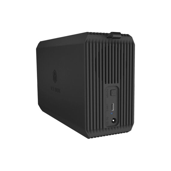 RaidSonic ICY BOX ext.2X3.5 Raid Geh. IB-RD3720-CU3 schwarz, USB3.2, für SATA-HDD/SSD