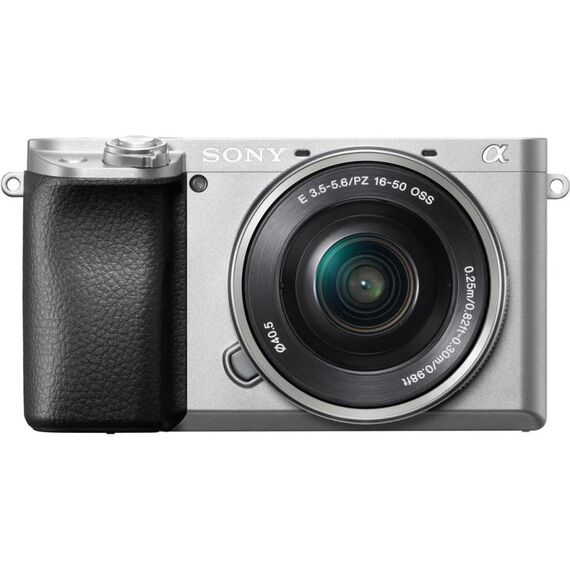 Sony Alpha 6100 KIT silber, 24.3 MP inkl. Objektiv SEL-P16502