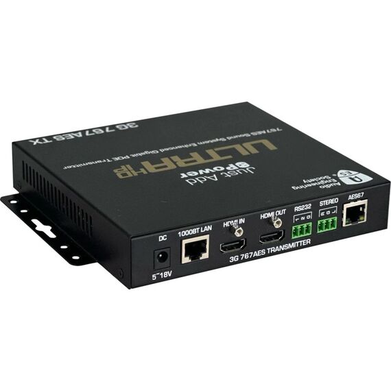 Just Add Power JustAddPower JP-UL-767AES 3G+PoE 4K, AES67, Dante bis 8 Kanälen