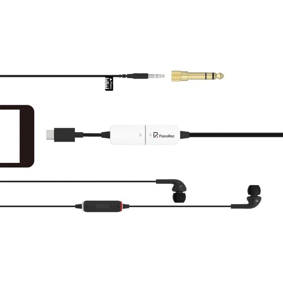 Korg PianoRec Interface für Smartphone/Tablet