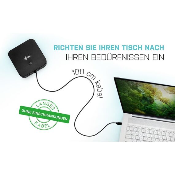 i-tec USB-C HDMI DP Docking Station with Power Delivery 100 W, 13 image