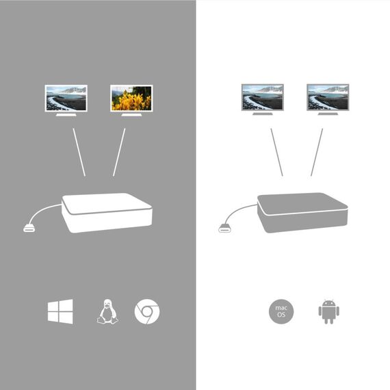i-tec USB-C HDMI DP Docking Station with Power Delivery 100 W, 5 image
