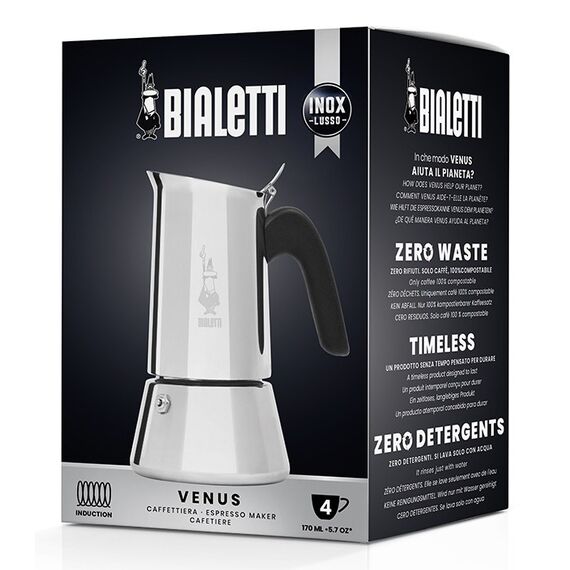Bialetti Venus box Mokka-Kanne 0,1 l Silber, 4 image
