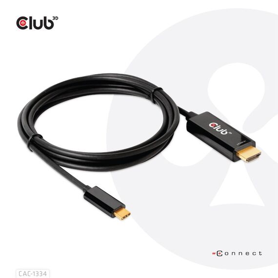 CLUB3D HDMI to USB Type-C 4K60Hz Active Cable M/M 1.8m/6 ft, 6 image