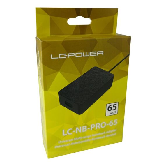 LC-Power LC-NB-PRO-65 Netzteil & Spannungsumwandler Drinnen 65 W Schwarz, 3 image