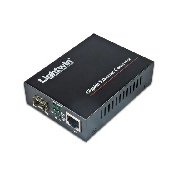 Lightwin Medienkonverter: RJ-45 - SFP 10/100/1000 Mbps, Multimode & Singlemode