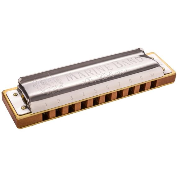 Hohner Marine Band 1896 D-Dur Mundharmonika, diatonisch