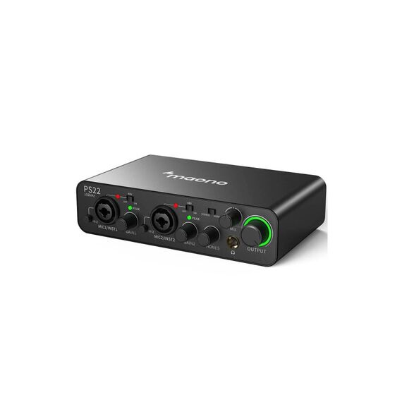 Maono Interface PS22 2I/2O, XLR, Phantom, 2x USB-C, ASIO