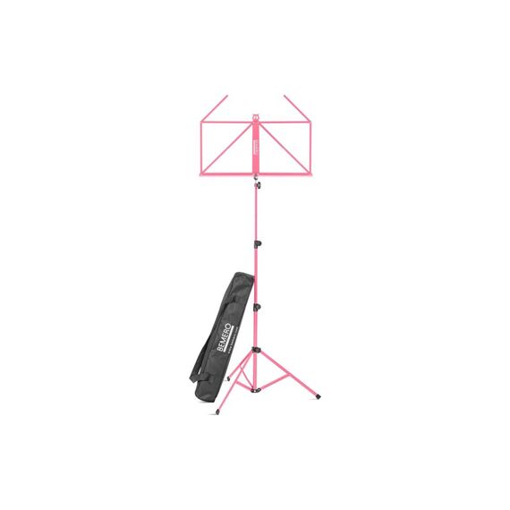 Bemero MSS-8090PK Notenständer leicht, faltbar, inkl. Tragetasche, pink