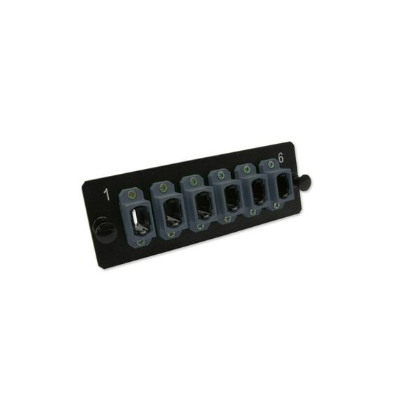 Lightwin MTP Adapter Platte 06xMTP Adapter, schwarz