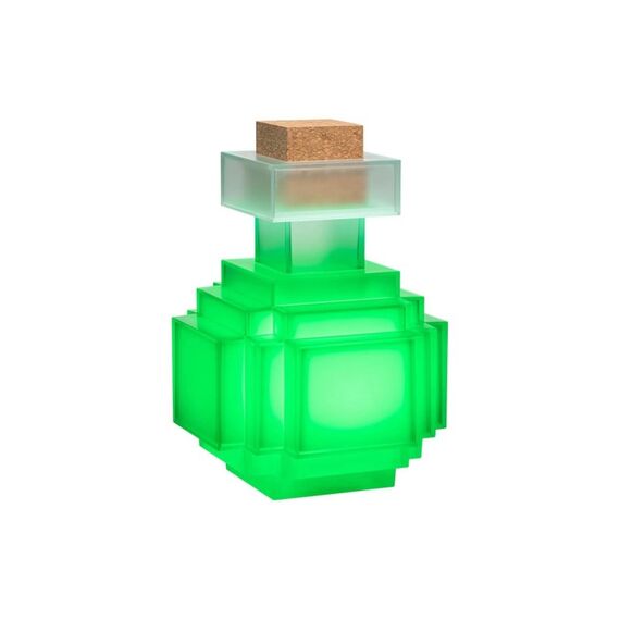 Paladone Minecraft Illuminating Potion Bottle 16cm, benötigt 3x AAA Batterien