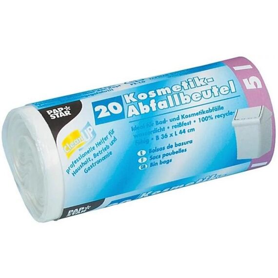 Papstar Müllbeutel LDPE 5l, 1 Rolle 1 Rolle à 20 Stk.