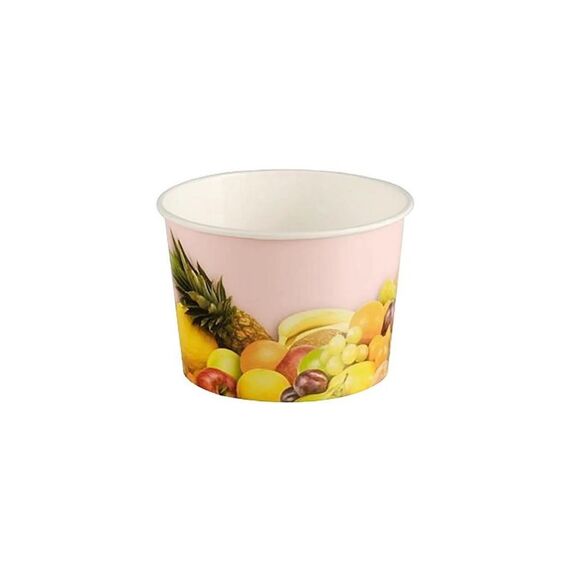 Papstar Eisbecher TO GO FRÜCHTE 200 Stk. 1 Pack à 200 Stk. D:7.7cm,H5.5cm,150ml