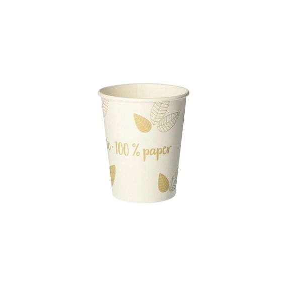 Papstar Trinkbecher PURE ZERO 2dl 50 Stk. 1 Pack à 50 Stk. Pappe taupe