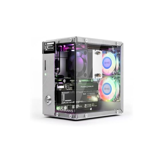 Raspberry Pi 5 Gehäuse PIRONMAN5 zu Raspberry Pi 5, Farbe: transparent