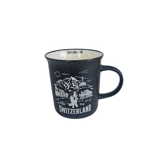 CN Tasse Switzerland schwarz matt
