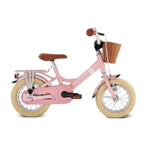 PUKY YOUKE 12 CLASSIC Alu-Fahrrad Kindervelo retro rose, Rücktrittbremse