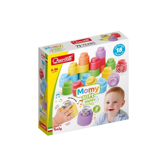 Quercetti MOMY SOFT HAPPY SOUND 18PCS