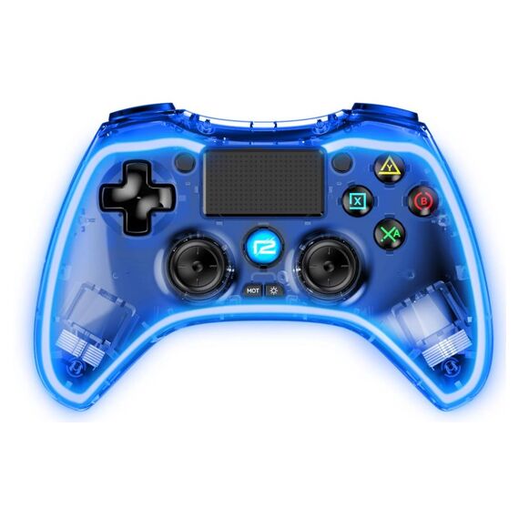 GAME ready2gaming PS4 Wireless Pro Pad X blue RGB LED, Wireless