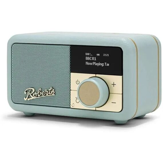 Roberts Radio Roberts Revival Petite 2  DAB+, duck egg bl DAB+, FM-Radio, Bluetooth, integr. Akku