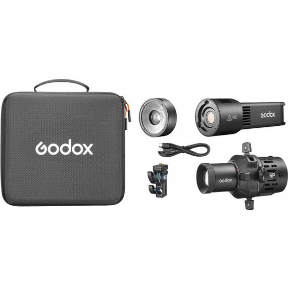 Godox RS100BI 1K 100w Dual-color LED Light with SP36K film and packaging