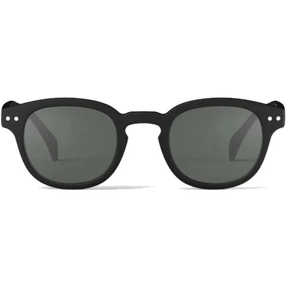 Izipizi Reading Sun The retro square#C Sonnenbrille, Black, +2.00, 100% UV-Schutz