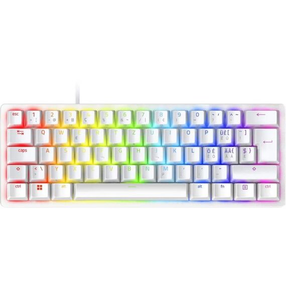 Razer Huntsman Mini Mercury Gaming Keyboard, Swiss Layout