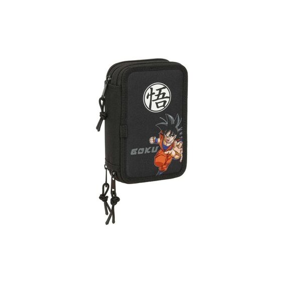 Safta Dragon Ball Goku Etui Gefülltes Etui mit 3 Fächern, 37-teilig