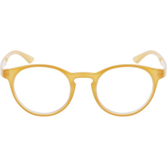 SMARTY Lesebrille Krebser Stärke +2.50, Transp. Amber