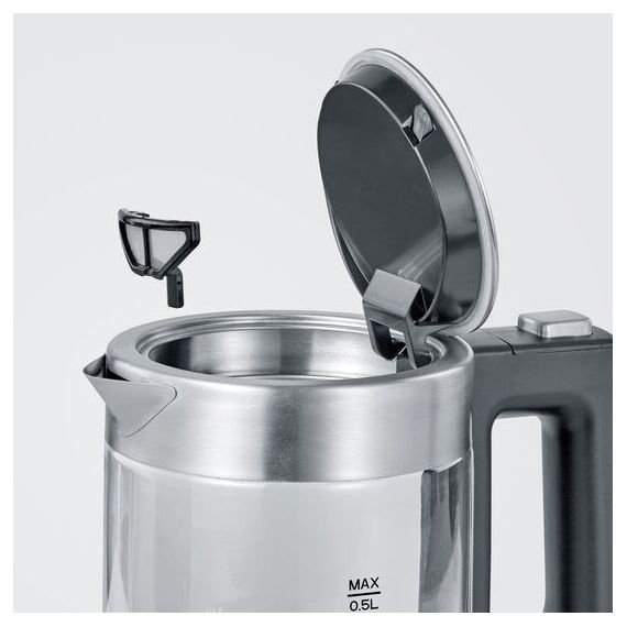 Severin WK 3472 Wasserkocher 0,5 l 1100 W Silber, 8 image