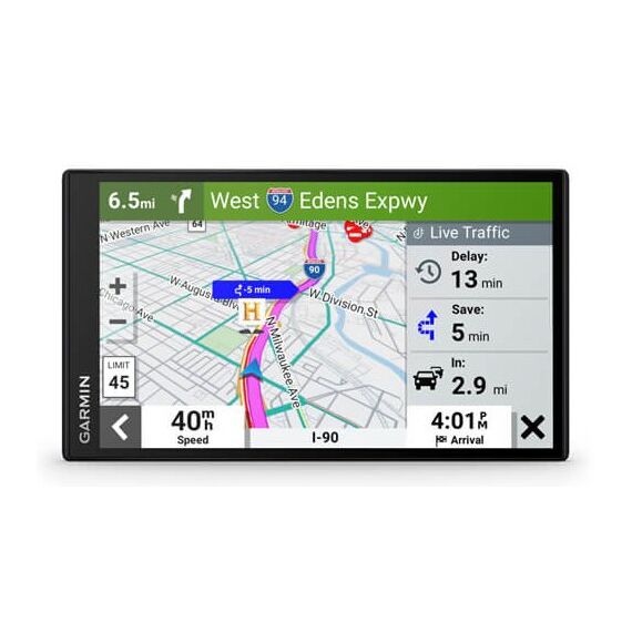 Garmin DriveSmart 76 Navigationssystem Fixed 17,8 cm (7") TFT Touchscreen 239,6 g Schwarz, 3 image