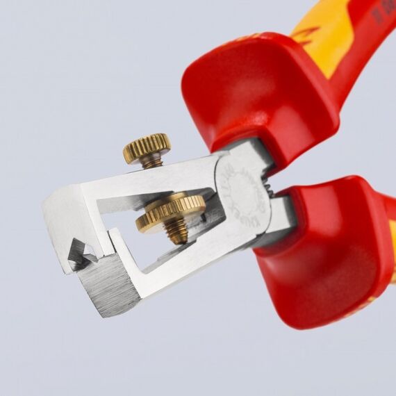 Knipex 11 06 160 T Kabel-Crimper Kombinationswerkzeug Orange, Rot, Silber, 4 image