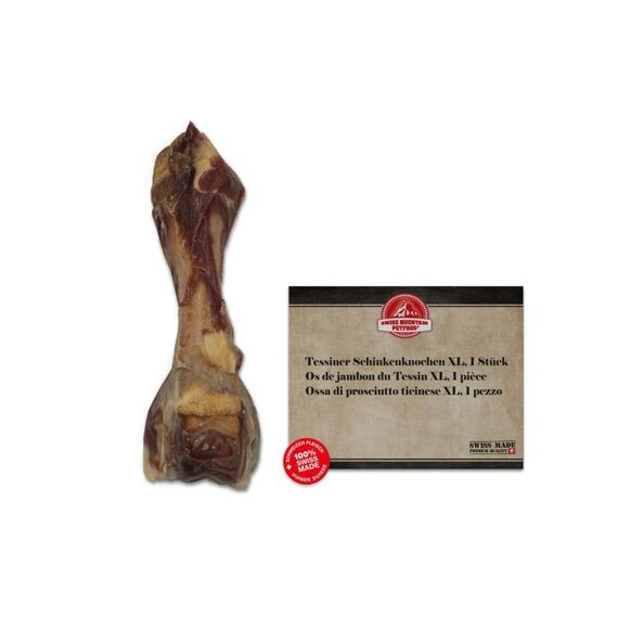 Swiss Mountain Petfood Tessiner Schinkenknochen XL, 300-380g