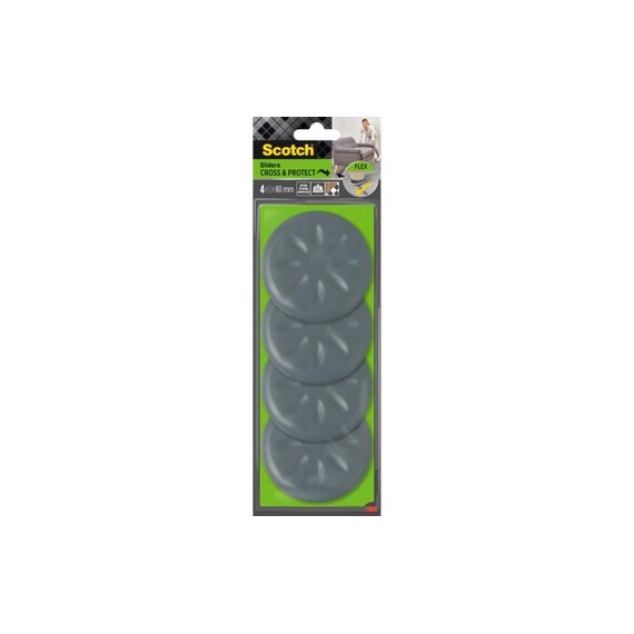 Scotch Möbelgleiter Flexibal Ø 80mm Für schwere Möbel