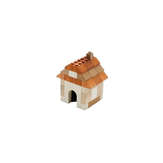 Timblo Holz Klemmbausteine Haus