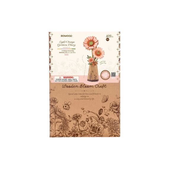 Rowood Orange Gerbera Robotime Bausatz