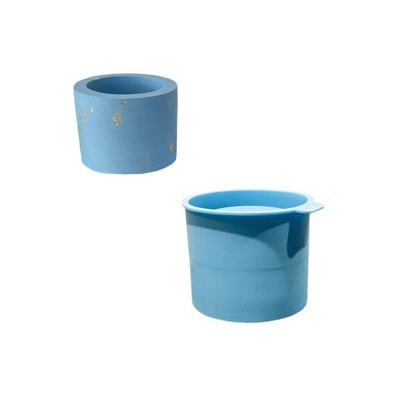 Jesmonite Giessform Silikon Becher rund Ø 8,3cm